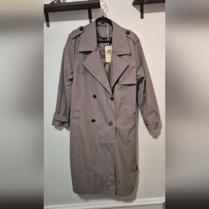 NWT Women's Plus Trench Coat XXL